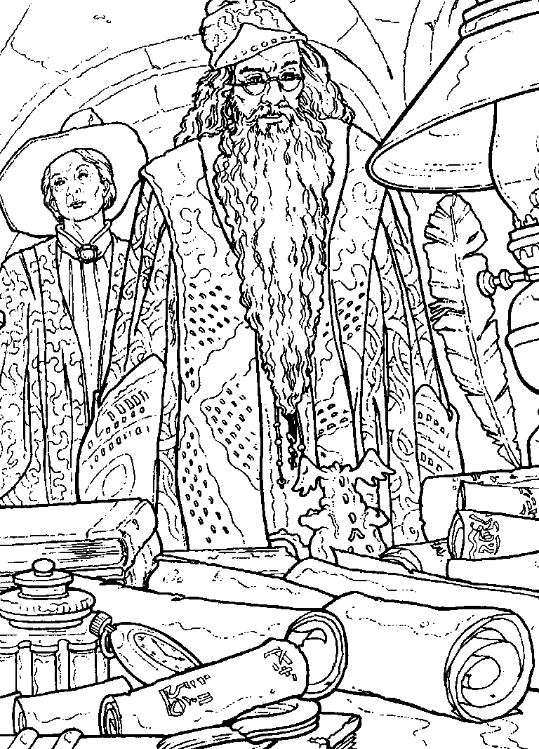 26 coloring pages of Harry Potter and the Chamber of